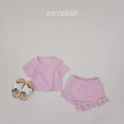 [PRE-ORDER] Fresh Frill Top Bottom Set