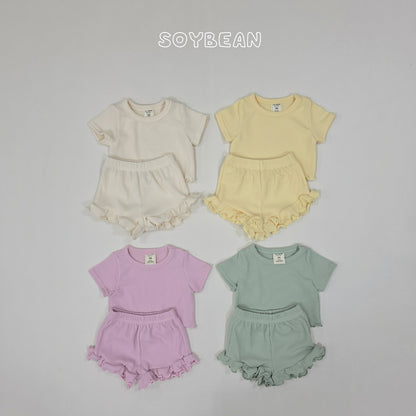 [PRE-ORDER] Fresh Frill Top Bottom Set