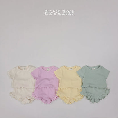 [PRE-ORDER] Fresh Frill Top Bottom Set