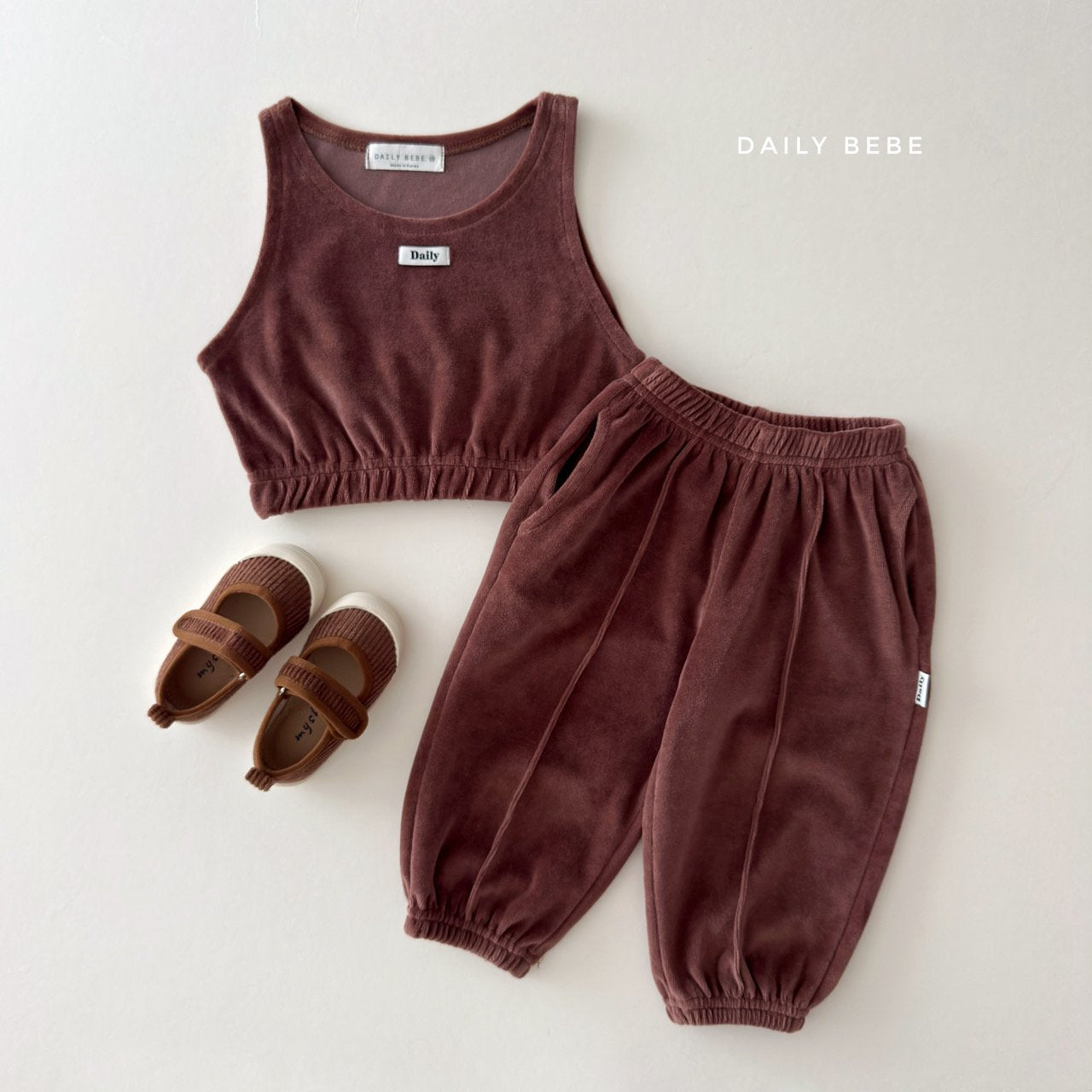 [PRE-ORDER] Velour Top Bottom Set