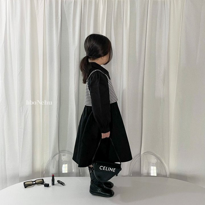 Queens Shirts Dress [Black/L(4-5yr)]