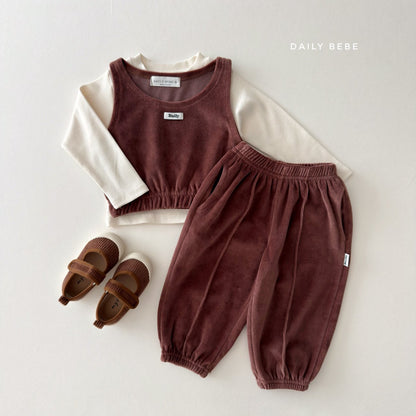 [PRE-ORDER] Velour Top Bottom Set