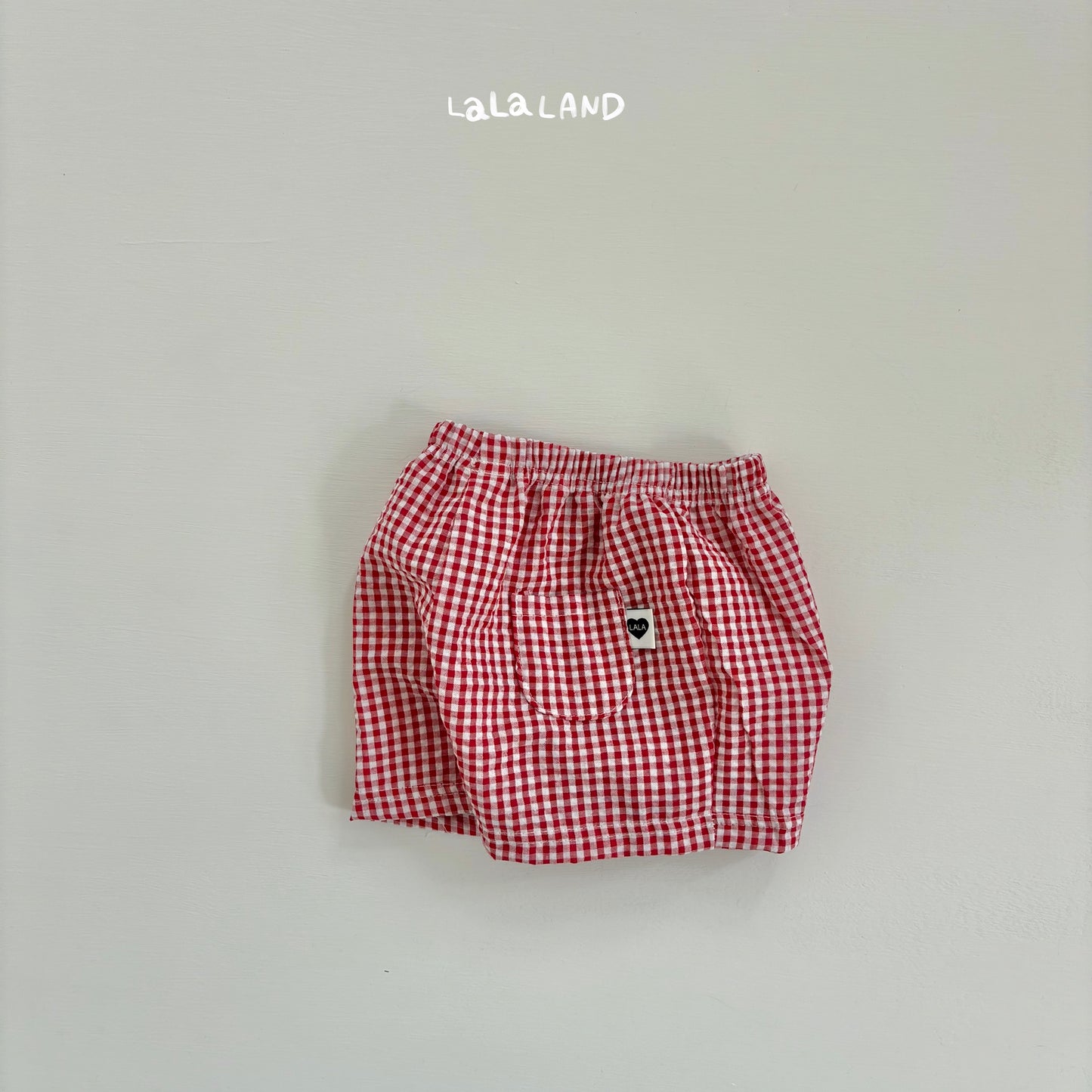 Check Baby Shorts [Olive/6m]