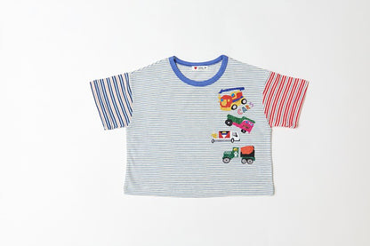 [PRE-ORDER] Car Bear Stripe T-Shirts
