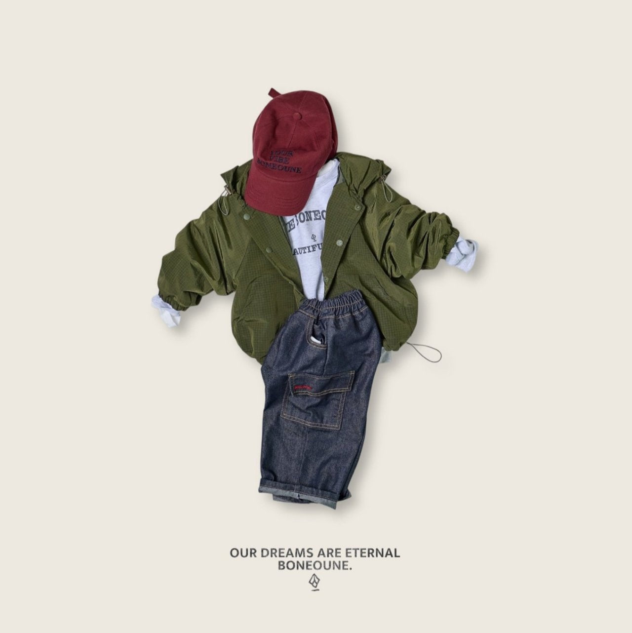 [PRE-ORDER] None Fade Cargo Denim Pants
