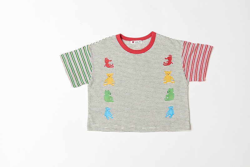 [PRE-ORDER] Car Bear Stripe T-Shirts