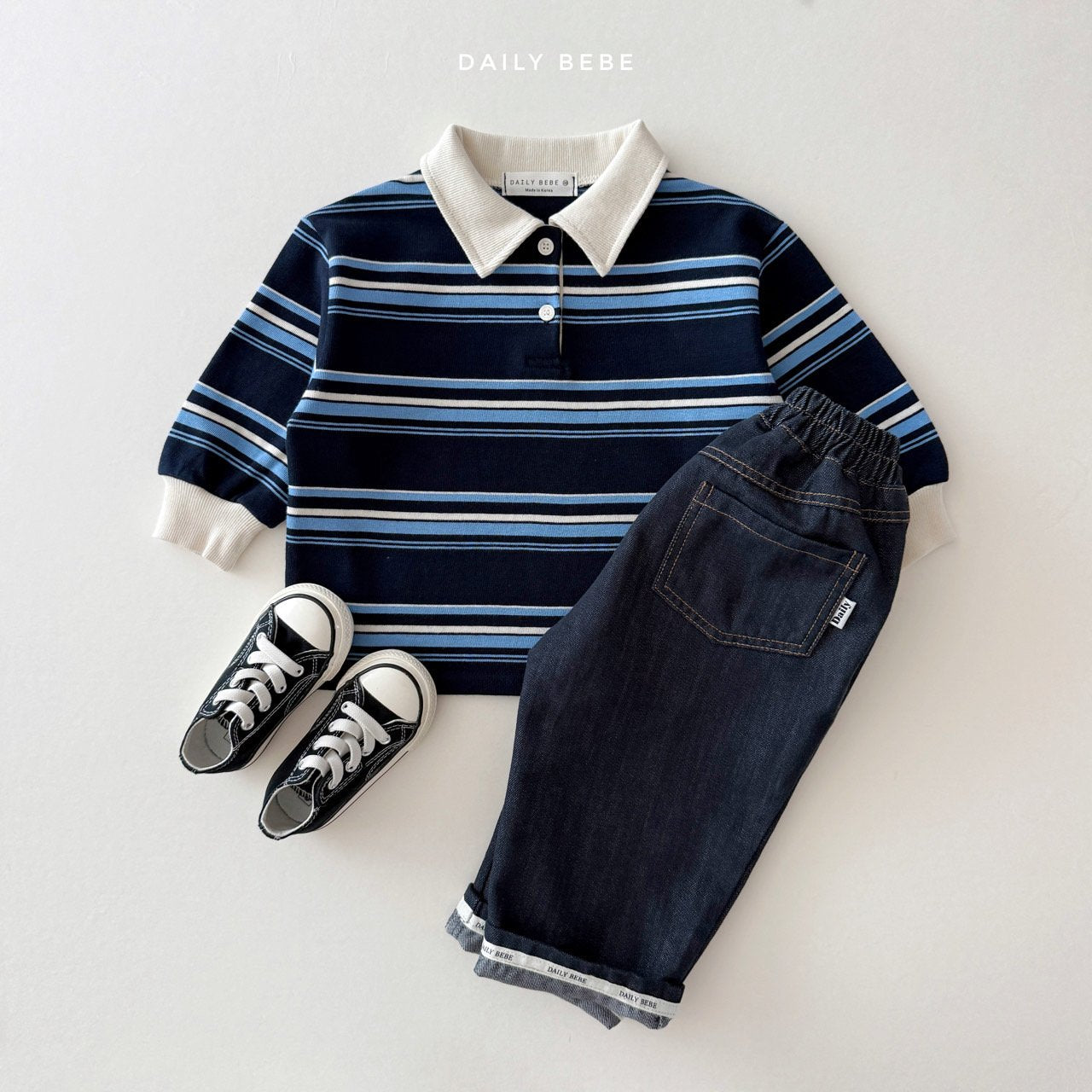 [PRE-ORDER] Roll-Up Denim Pants