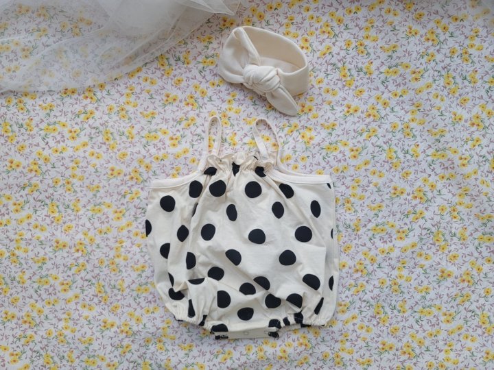 [PRE-ORDER] Dot Body Suit + Hair Band Set