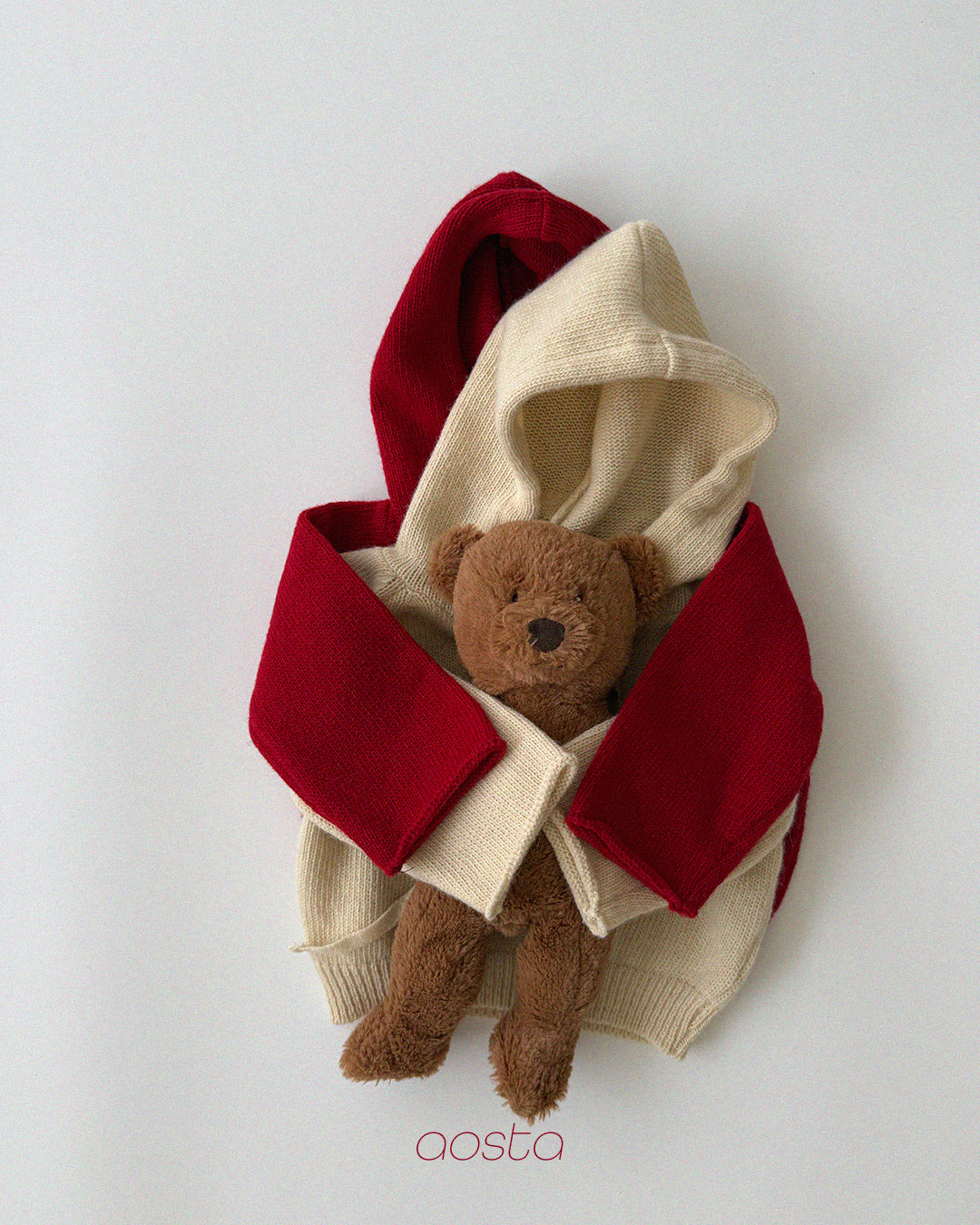 Cookie Sweater Hoodie Top [Red/L(3-5yr)]