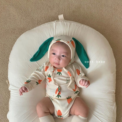 [PRE-ORDER] Vegetable Body Suit + Bonnet Set