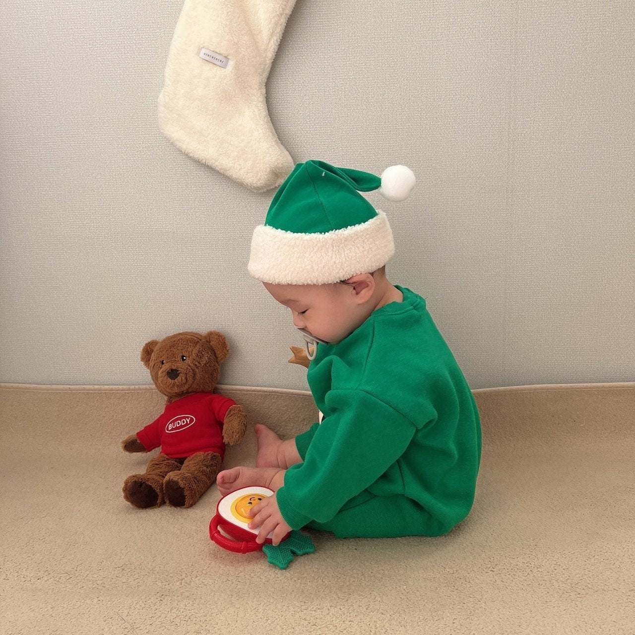 [PRE-ORDER] Rudolf Body Suit + Santa Hat Set