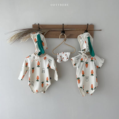[PRE-ORDER] Vegetable Body Suit + Bonnet Set
