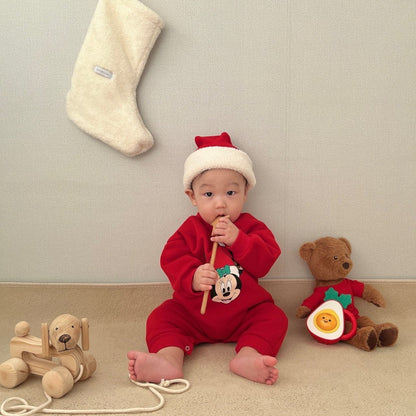 [PRE-ORDER] Rudolf Body Suit + Santa Hat Set