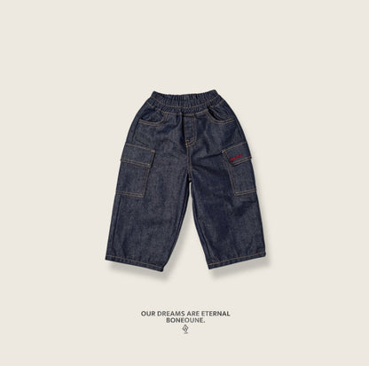 [PRE-ORDER] None Fade Cargo Denim Pants