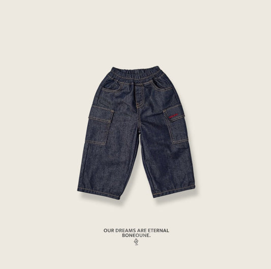 [PRE-ORDER] None Fade Cargo Denim Pants