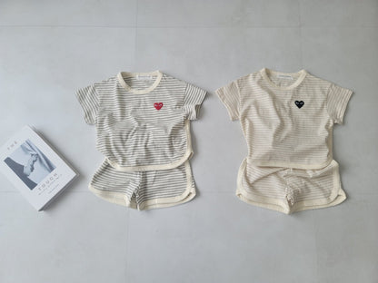 [PRE-ORDER] Simple Heart Top Bottom Set