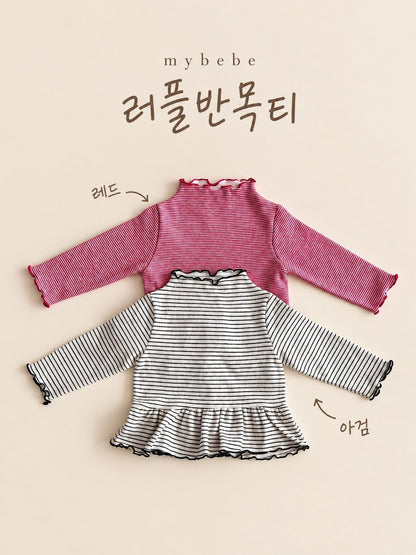 [PRE-ORDER] Ruffle Turtleneck T-Shirts