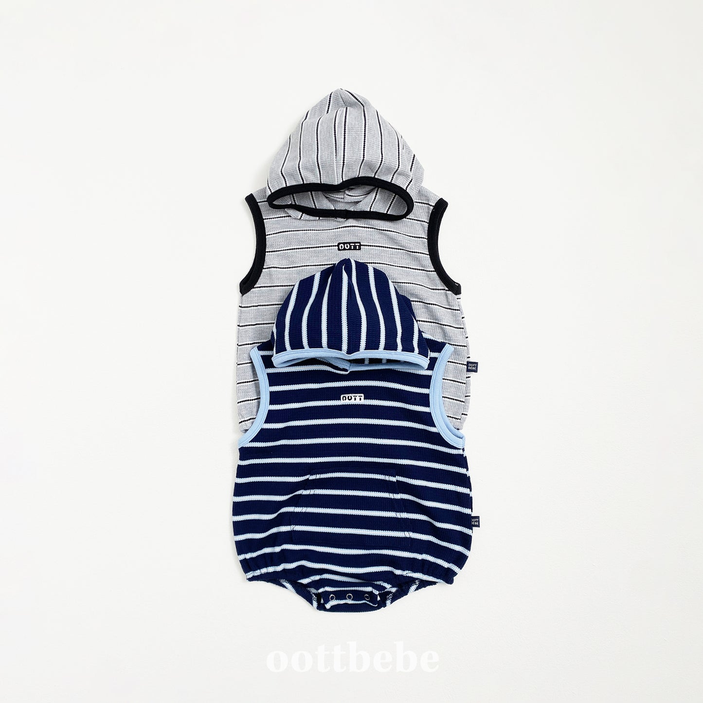 [PRE-ORDER] Urban Stripe Hoodie Body Suit