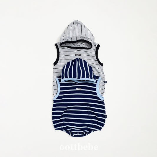 [PRE-ORDER] Urban Stripe Hoodie Body Suit