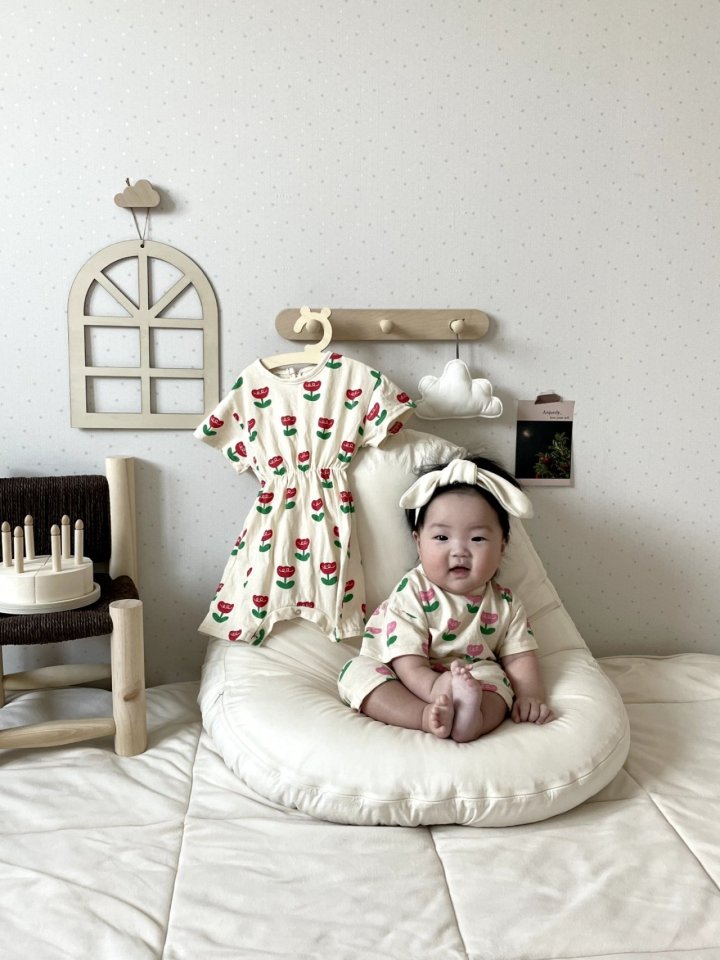 [PRE-ORDER] Tulip Body Suit + Hair Band Set