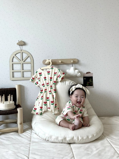 [PRE-ORDER] Tulip Body Suit + Hair Band Set