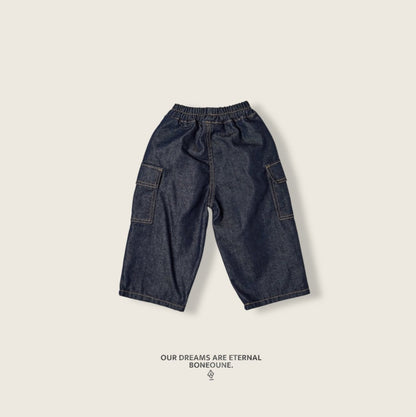 [PRE-ORDER] None Fade Cargo Denim Pants