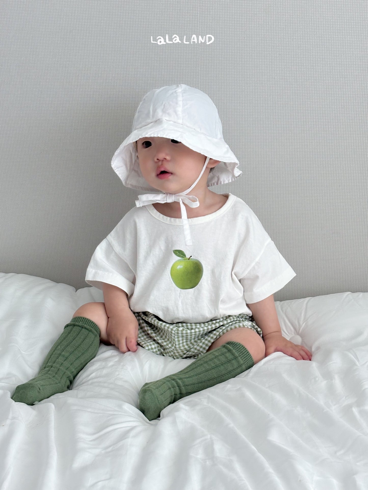Check Baby Shorts [Olive/6m]