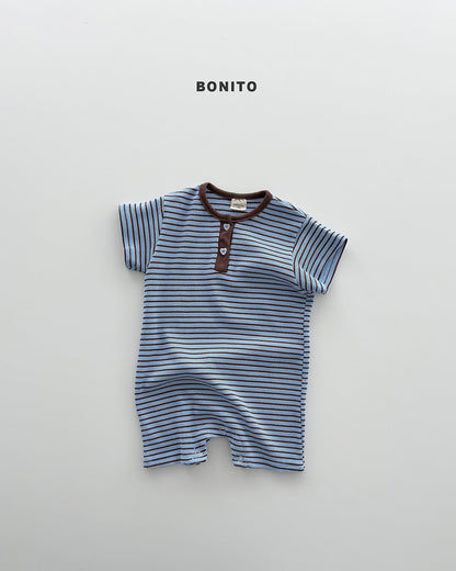 [PRE-ORDER] Summer Waffle Stripe Body Suit