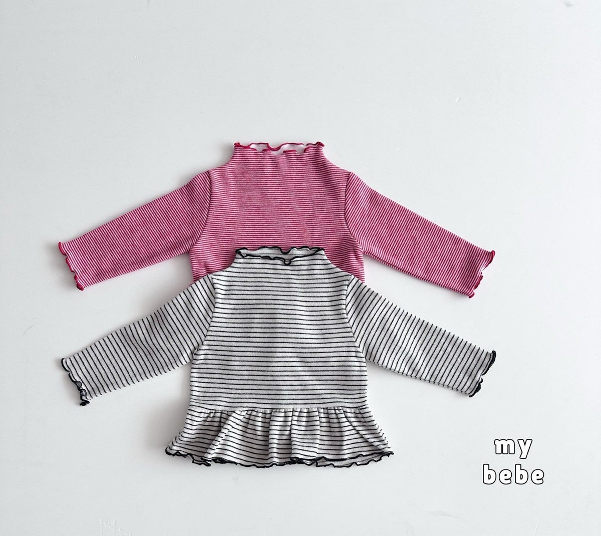 [PRE-ORDER] Ruffle Turtleneck T-Shirts