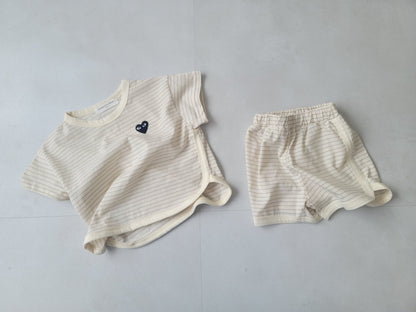 [PRE-ORDER] Simple Heart Top Bottom Set