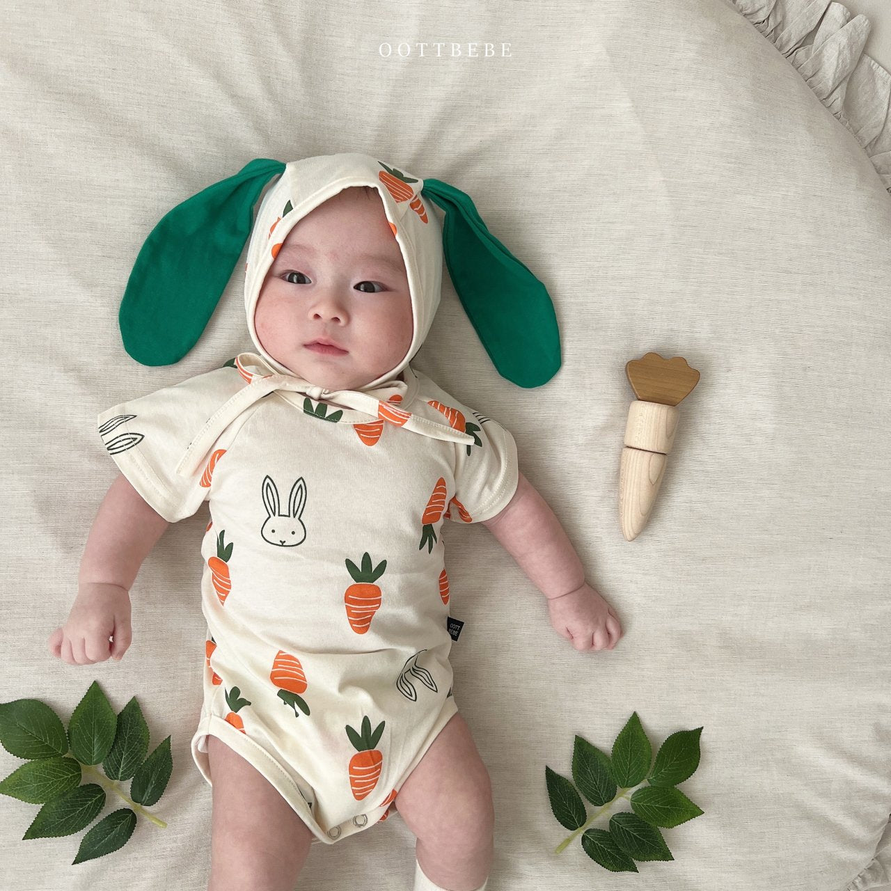 [PRE-ORDER] Vegetable Body Suit + Bonnet Set