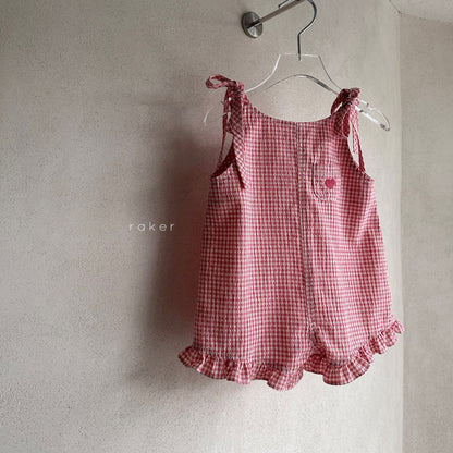[PRE-ORDER] Heart Embroidery Overalls