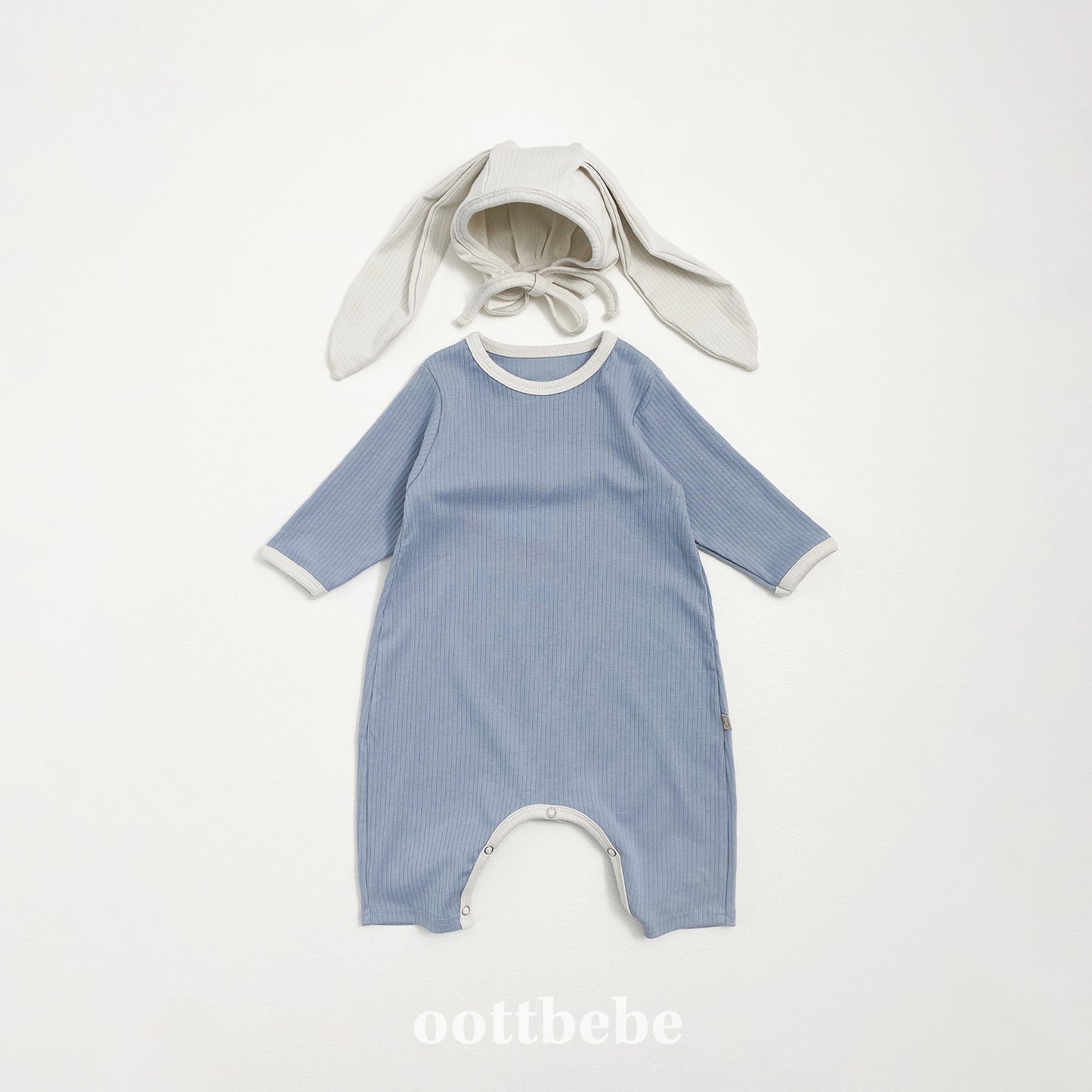 [PRE-ORDER] Butter Cream Body Suit + Bonnet Set