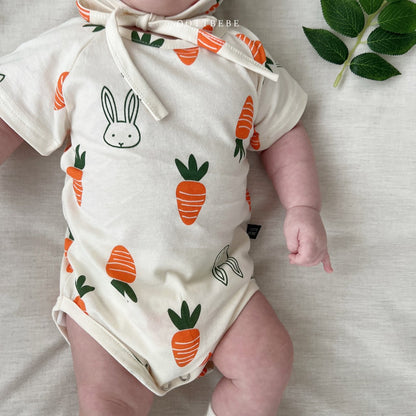 [PRE-ORDER] Vegetable Body Suit + Bonnet Set