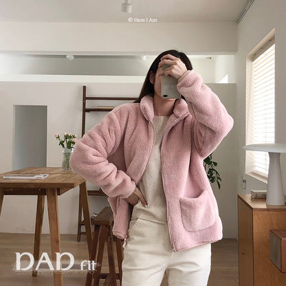 [PRE-ORDER] Kinder Fleece Jacket (Mom&Dad Couple)