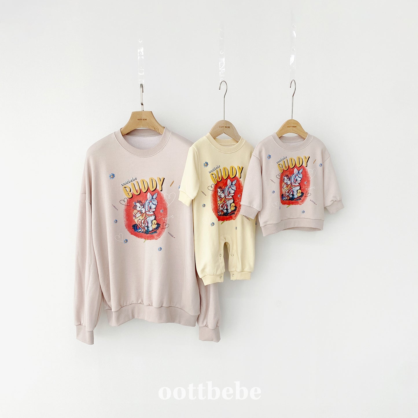 [PRE-ORDER] Buddy Sweatshirts (Mom&Dad Couple)