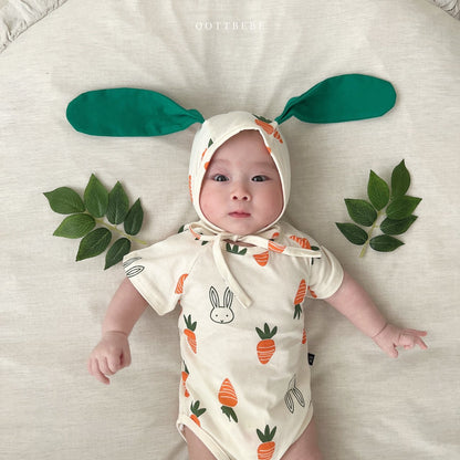 [PRE-ORDER] Vegetable Body Suit + Bonnet Set