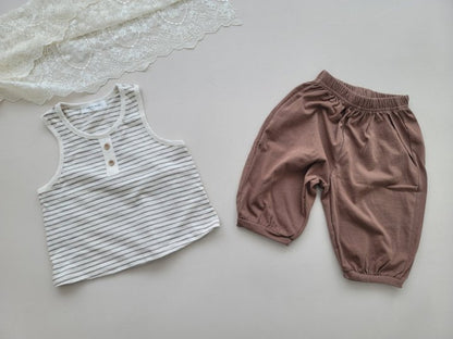 [PRE-ORDER] Mango Button Top Bottom Set