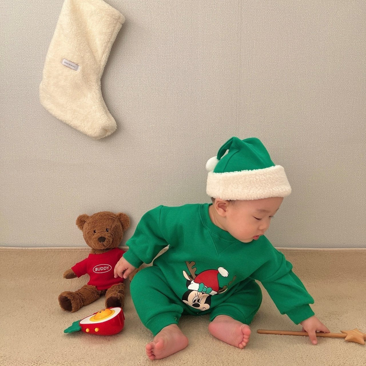 [PRE-ORDER] Rudolf Body Suit + Santa Hat Set