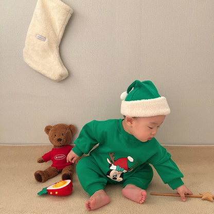 [PRE-ORDER] Rudolf Body Suit + Santa Hat Set