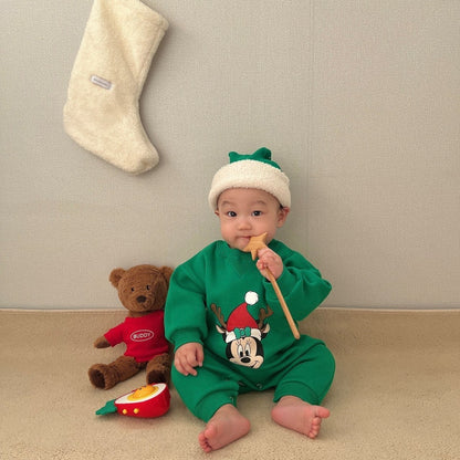 [PRE-ORDER] Rudolf Body Suit + Santa Hat Set