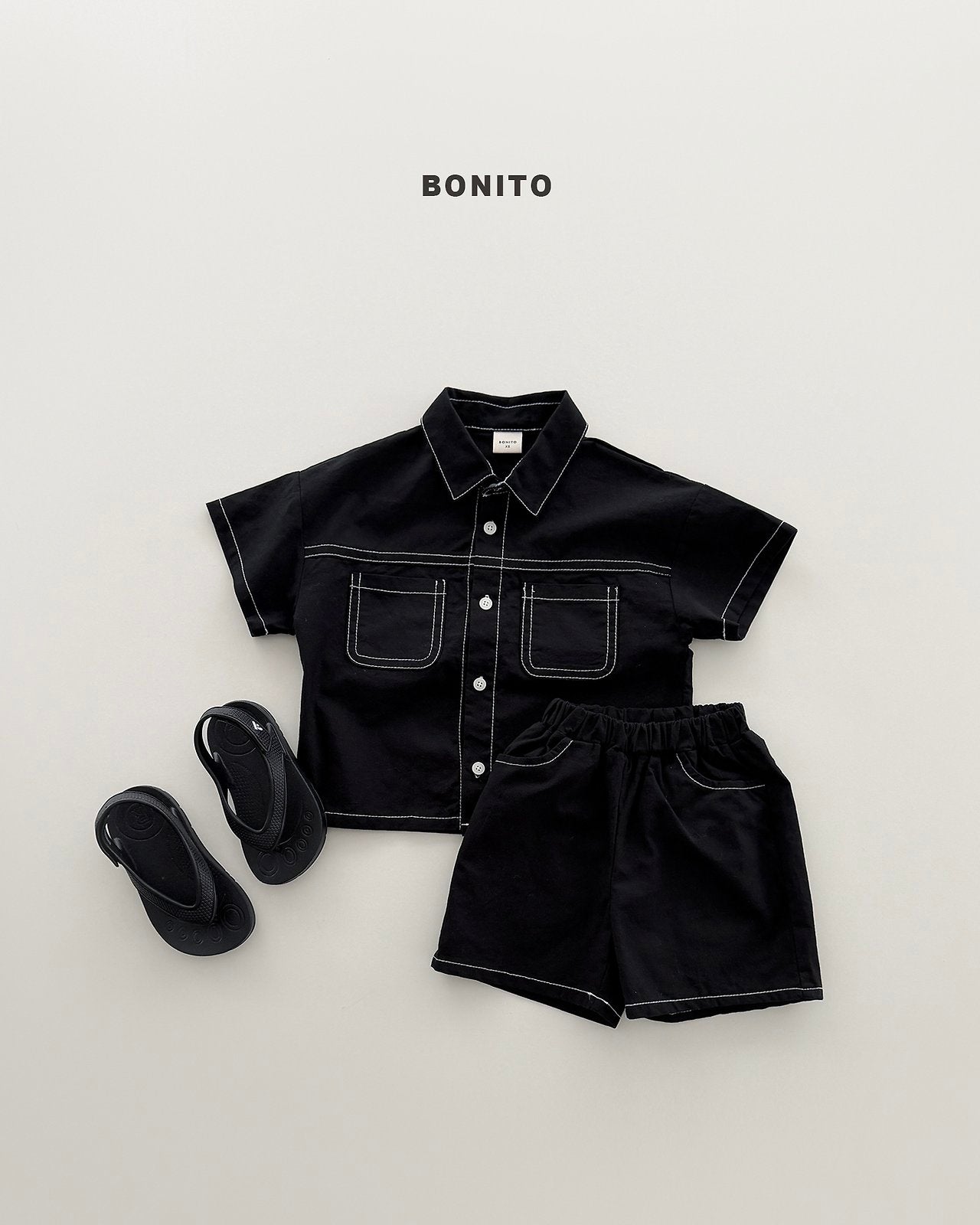 [PRE-ORDER] Two Pocket Linen Top Bottom Set