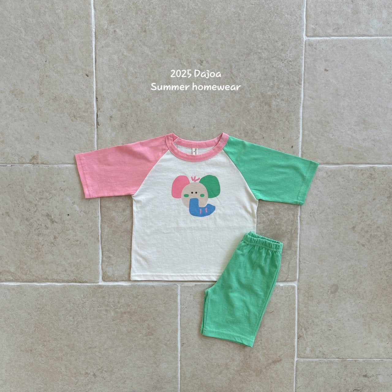 [PRE-ORDER] Animal Color Block Home Wear Set