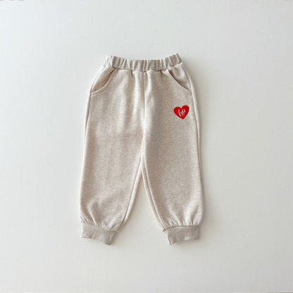 [PRE-ORDER] Love Embroidery Top Bottom Set
