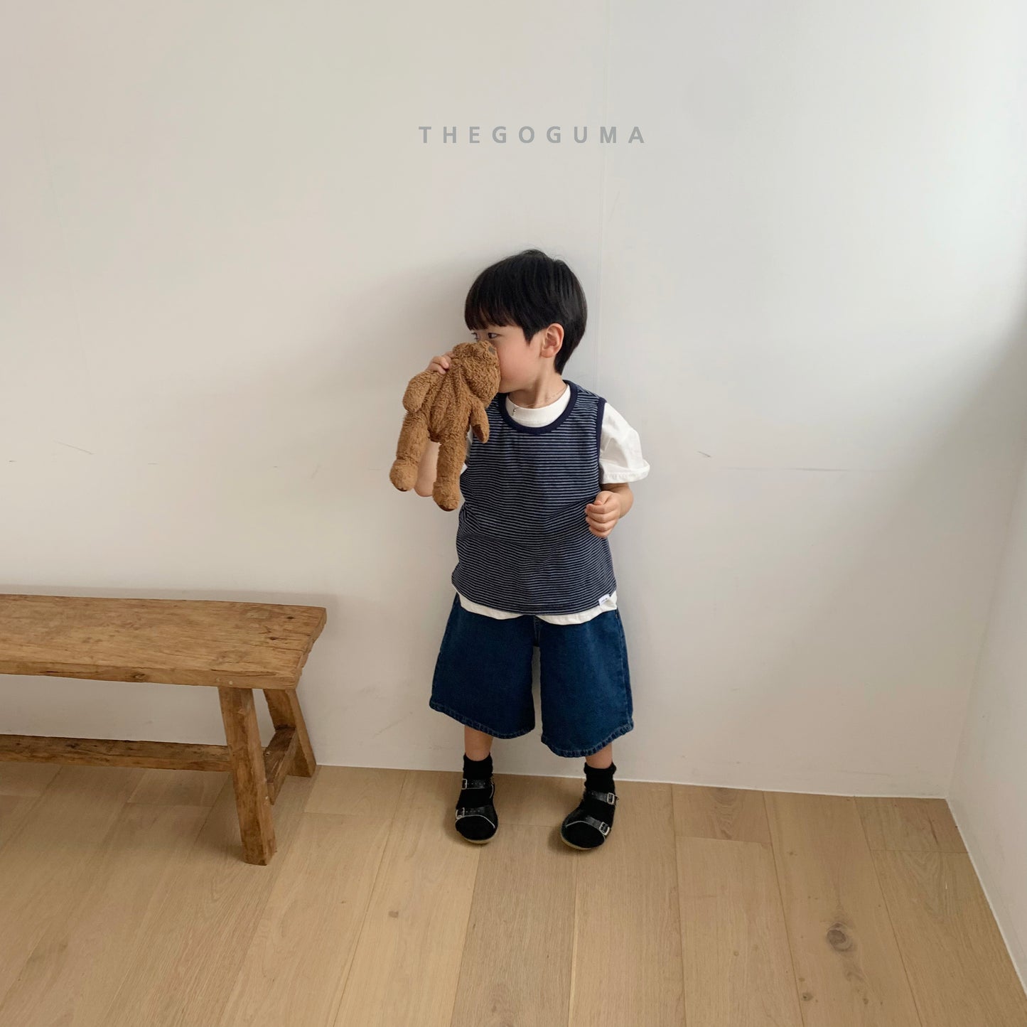 [PRE-ORDER] Petite Stripe Sleeveless T-Shirts