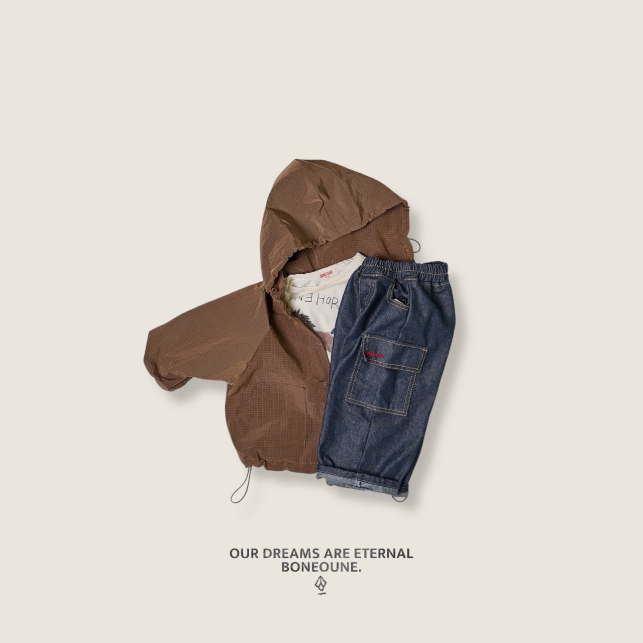 [PRE-ORDER] None Fade Cargo Denim Pants