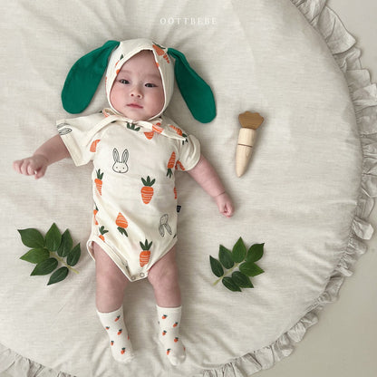 [PRE-ORDER] Vegetable Body Suit + Bonnet Set