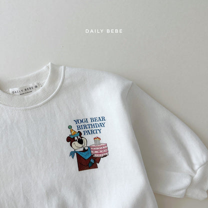 Birthday Sweatshirts [Ivory,White Melange/XS(1-2yr)]