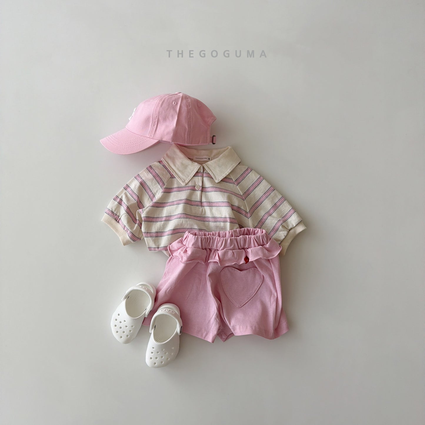 [PRE-ORDER] Pong Pong Stripe Collar T-Shirts