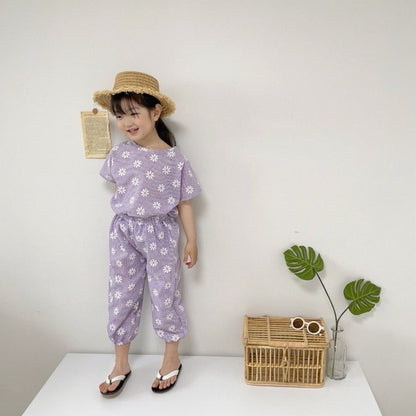 [PRE-ORDER] Daisy Check Top Bottom Set
